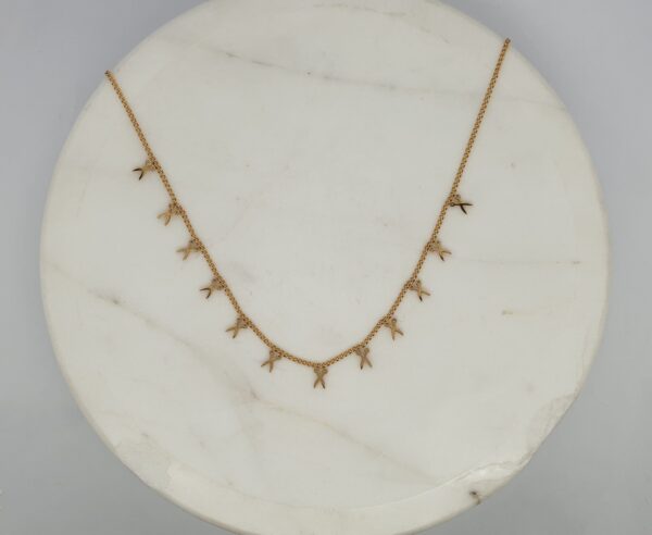 Small Scissors Gold Necklace