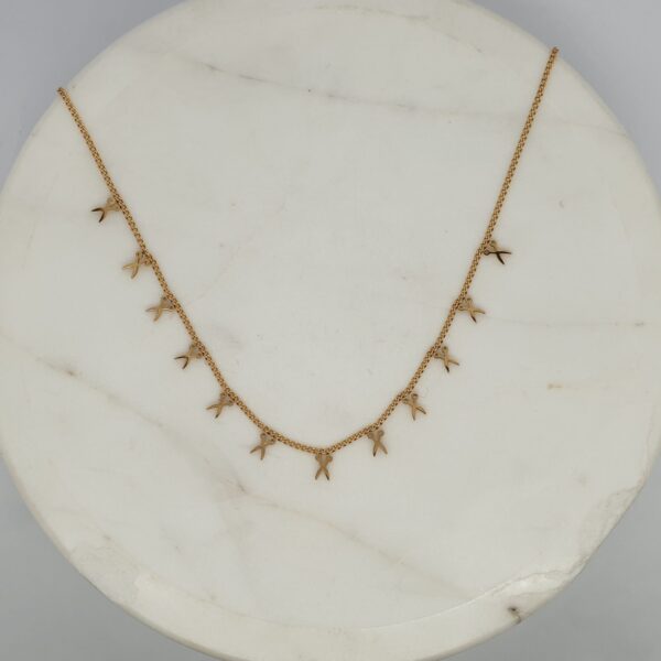 Small Scissors Gold Necklace