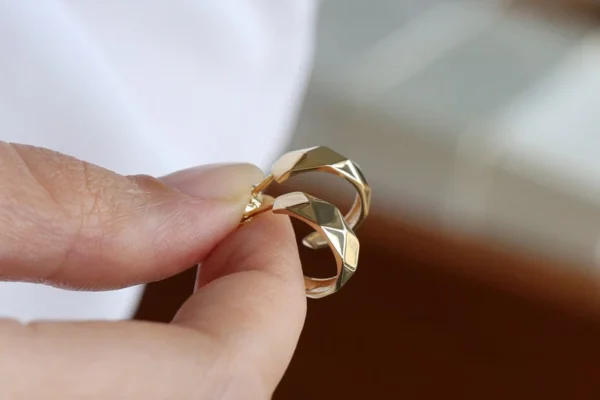The Gold Standard Gold Earrings 3