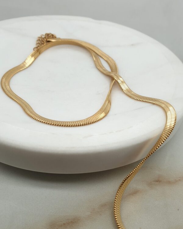 Stainless Steel Herringbone Chain - Image 2