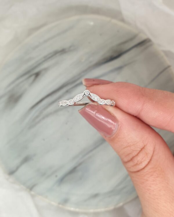 Silver Lucy Wishbone Ring