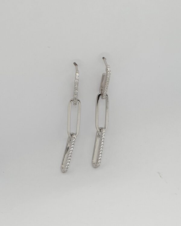 Rectangle Chain Link Earring