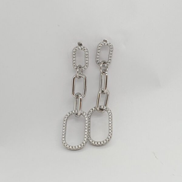 Oval Chain Link Earring