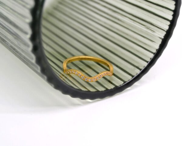 Zigzag Gold Stack Ring
