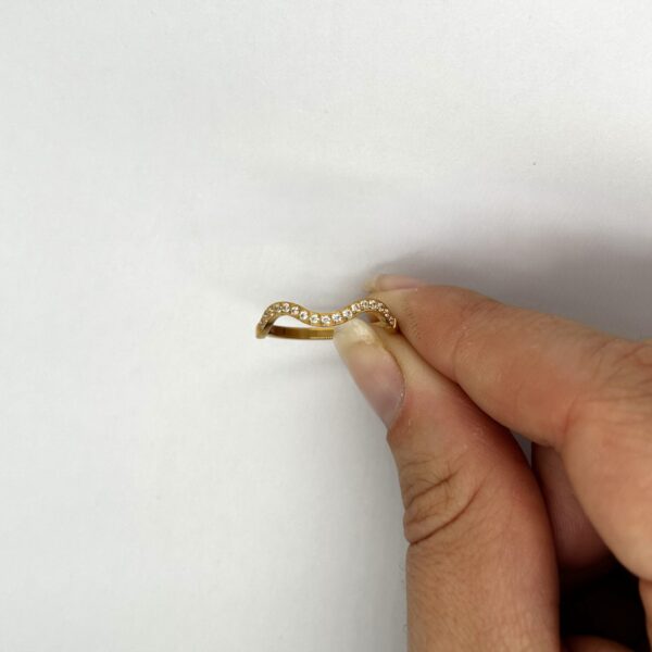 Zigzag Gold Stack Ring