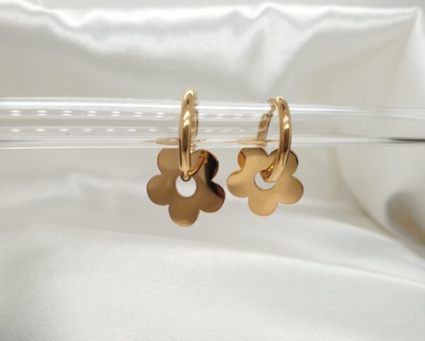 Flower Gold Huggies