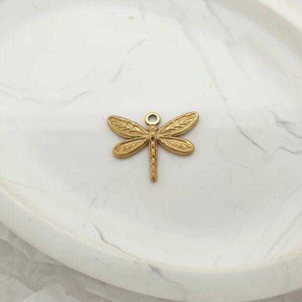 Dragonfly Gold Charm