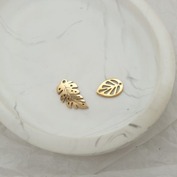 Gold Leaf Charm