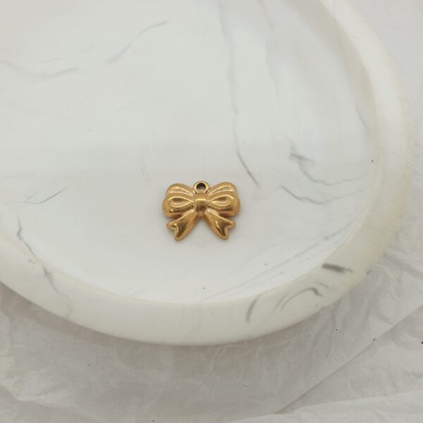 Gold Bow Charm