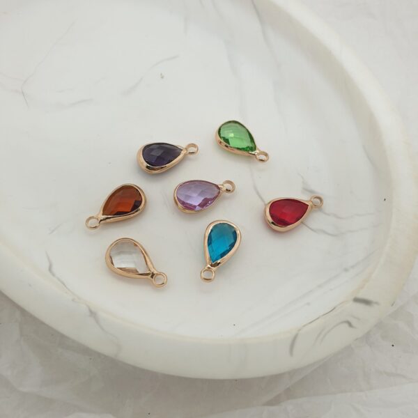 Colorful Teardrop Charm