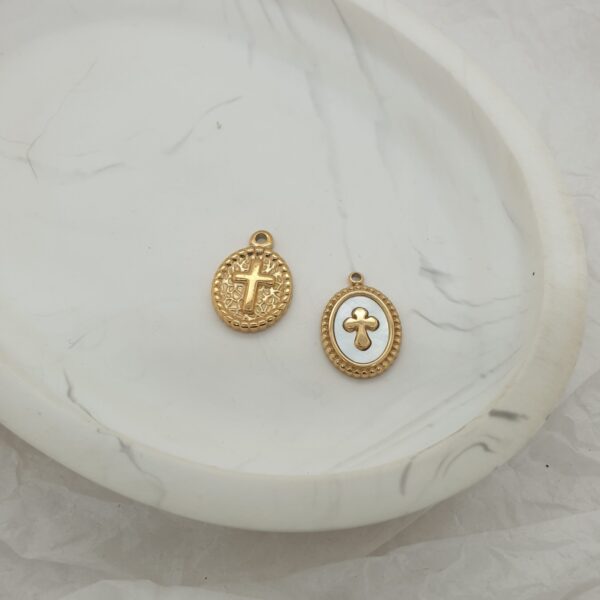 Gold Disk Cross