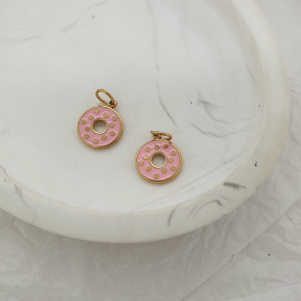 Gold Donut Charm