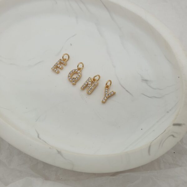 Gold Bling Initial