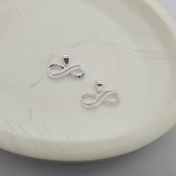 Silver Infinity Charm