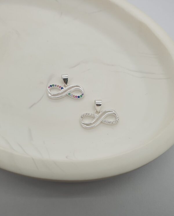 Silver Infinity Charm