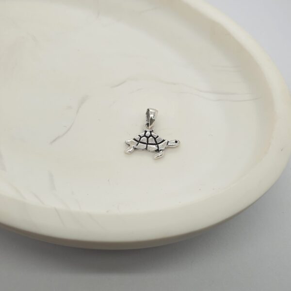 Silver Turtle Charm