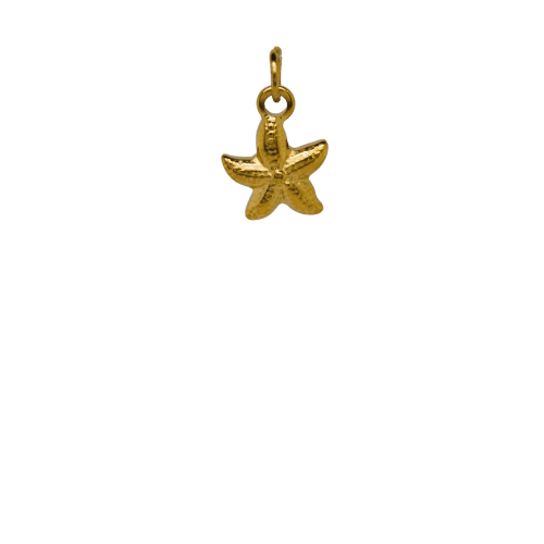 Gold Starfish Charm