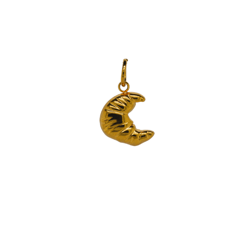 Gold Croissant Charm