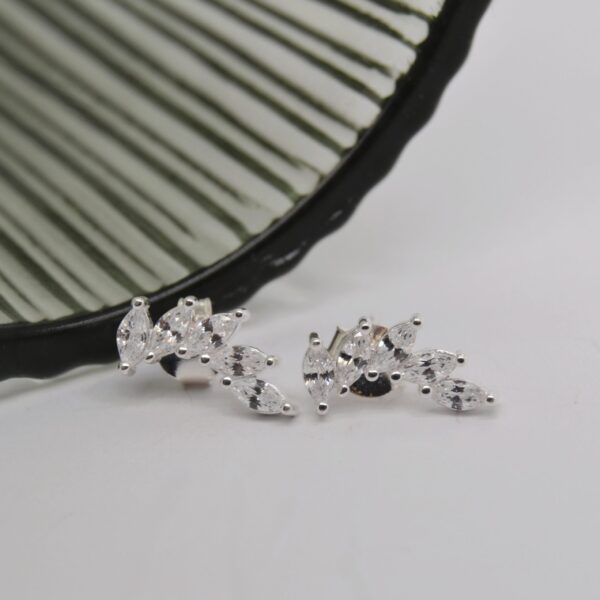 Bling Wing Stud Earrings