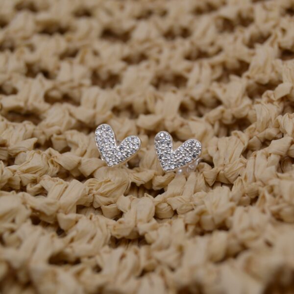 Bling Heart Studs