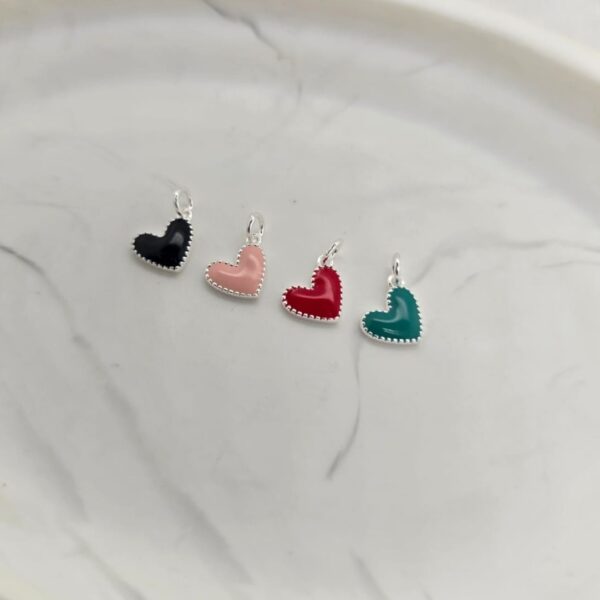Silver Colour Heart