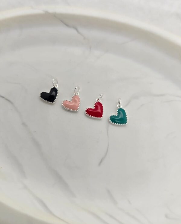 Silver Colour Heart
