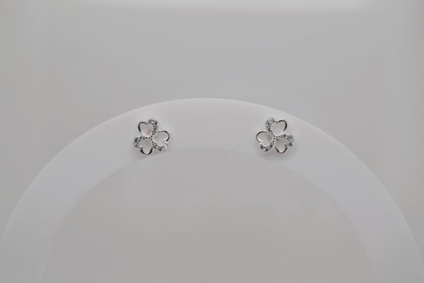 Bling Clover Studs