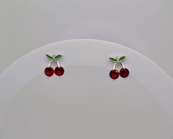 Bling Cherry Studs