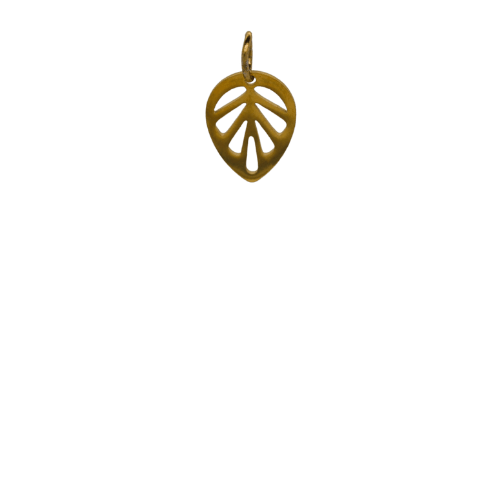 Gold Leaf Charm