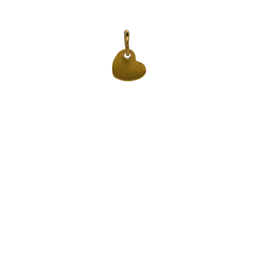 Small Gold Engravable Heart