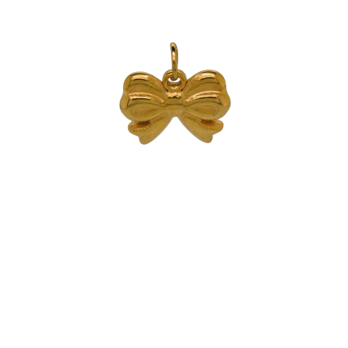 Gold Bow Charm