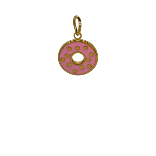 Gold Donut Charm