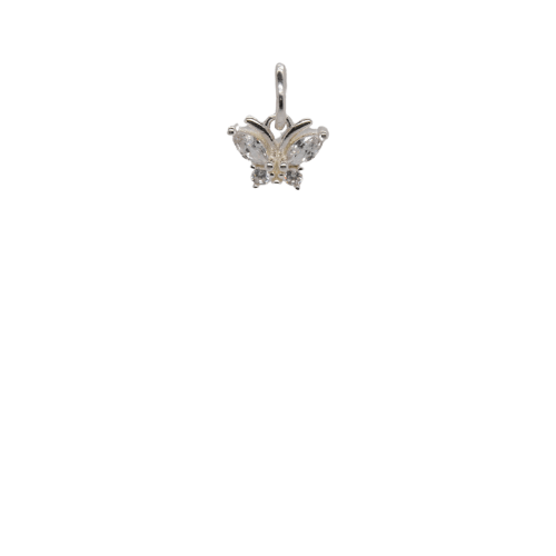 Silver Bling Butterfly