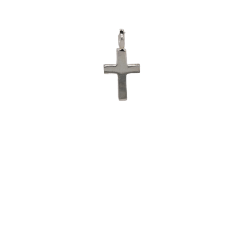 Silver Cross Charm