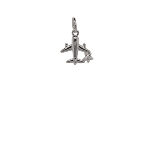 Silver Plane | Travel Charm