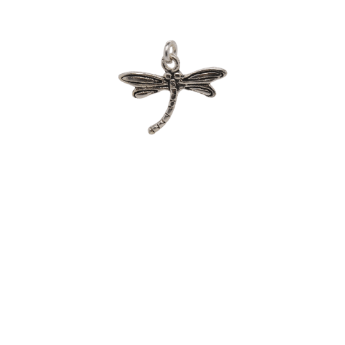 Silver Dragonfly Charm