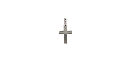 Silver Cross Charm