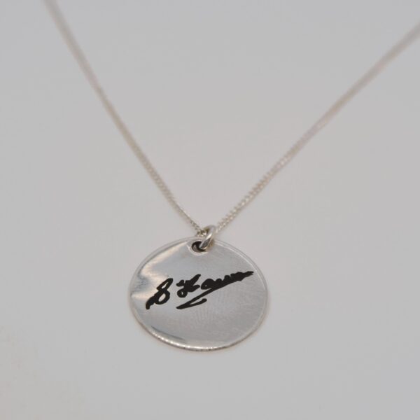 Signature and Name Necklace