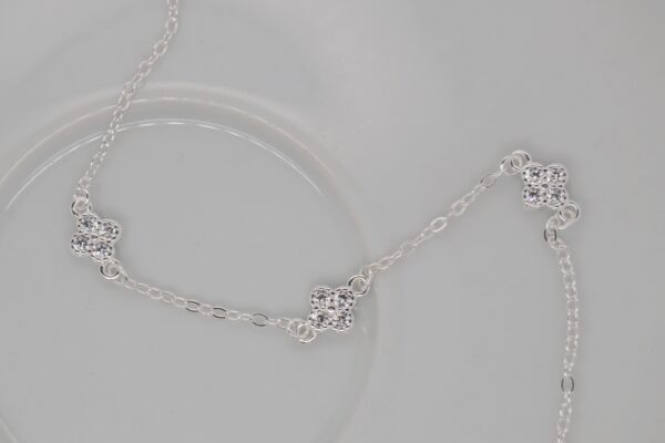 Silver Clover Bracelet