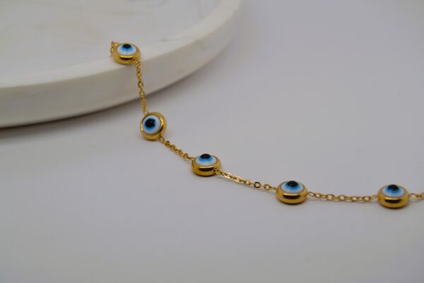 Evil Eye Gold Bracelet