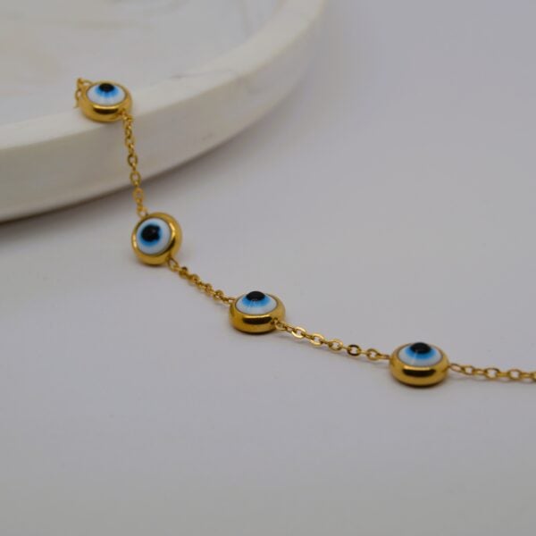 Evil Eye Gold Bracelet