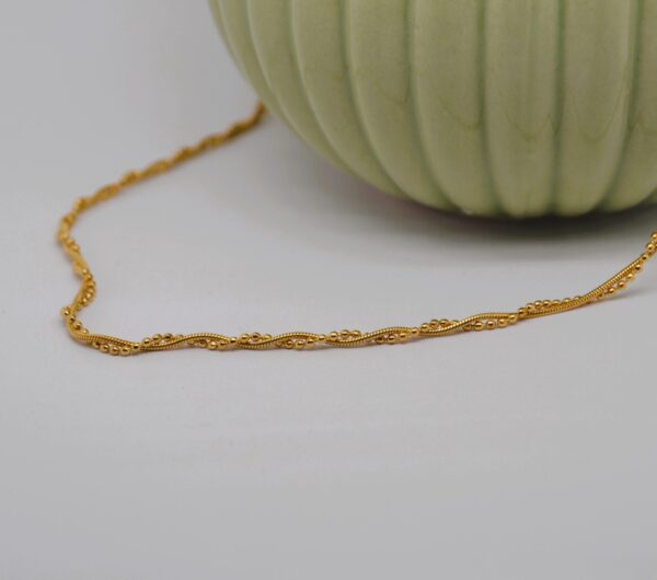 Twisty Gold Necklace