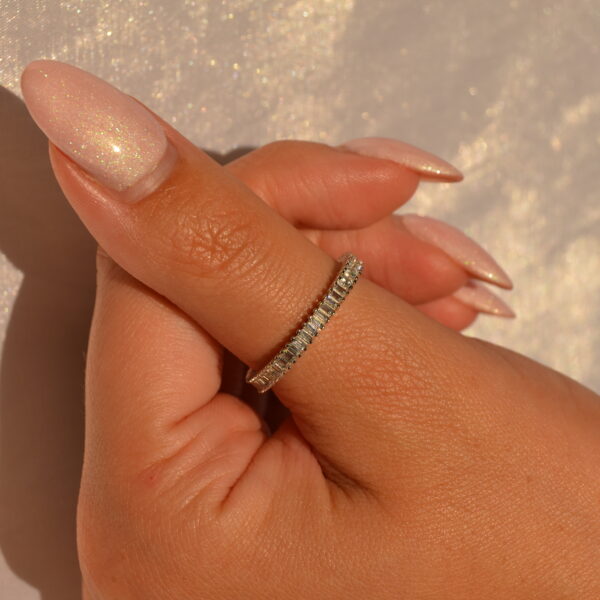 Gwen Sterling silver ring