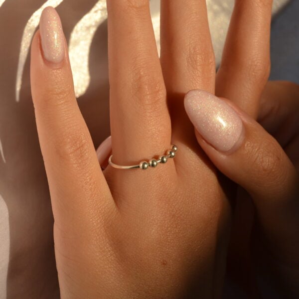 Anxiety Ring Sterling Silver