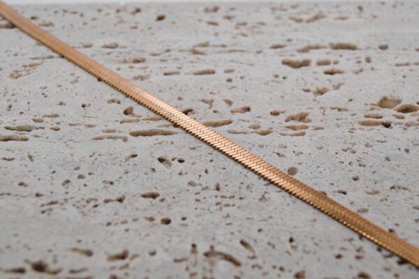 Rose Gold Herringbone Chain