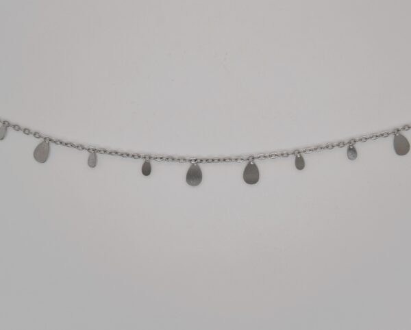 Stainless Steel Teardrop Necklace