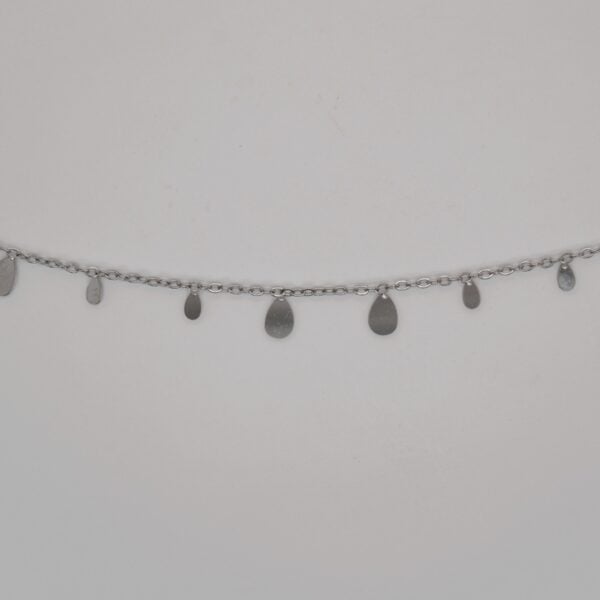 Stainless Steel Teardrop Necklace