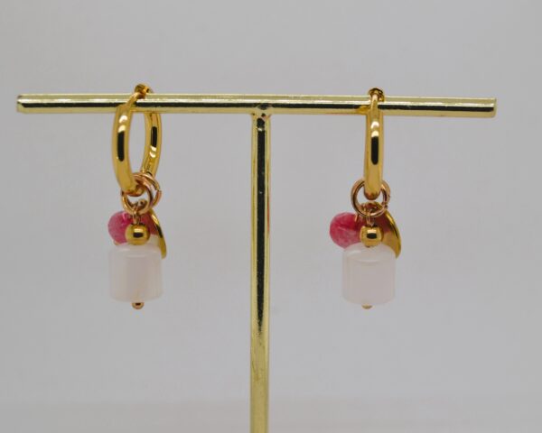 Gold Color Bead Earrings
