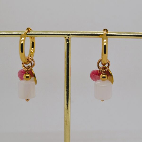 Gold Color Bead Earrings