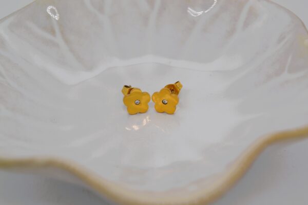 Bling Flower Stud